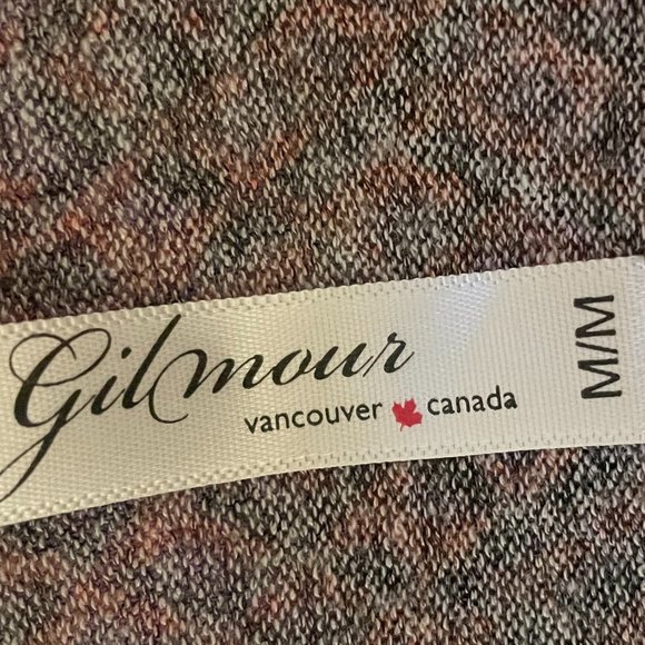 GILMOUR Long Sleeve Relaxed Fit Mini Dress Made in Canada - Picture 5 of 7